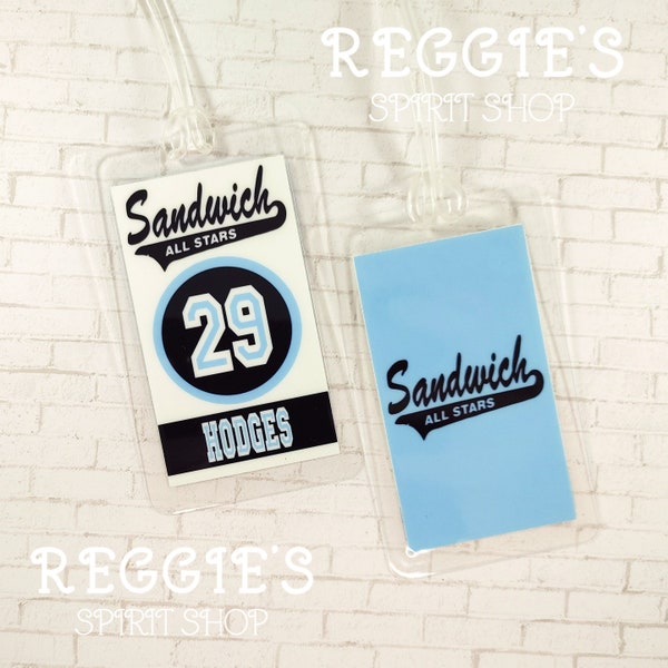 Baseball Bag Tag Etsy