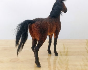 Caspian horse 1/10 scale- felted horse