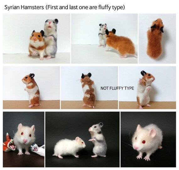 Custom Felted Hamster Needle Felted Hamster Syrian Hamster Etsy