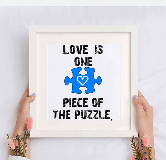 Puzzle Piece Wall Decor Etsy