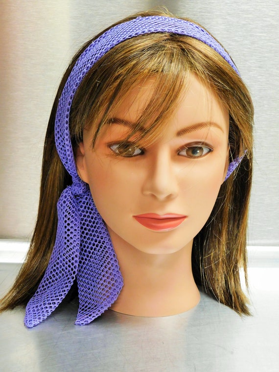 Women S Purple Headband 1950s Style Beach Summer Spring Etsy