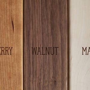 The Wide Farmhouse Walnut Wood Cutting Board with Handle NO GLUE / ORGANIC Finish/ Serving Board / Wood Cutting Board image 4