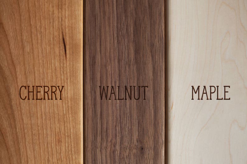 The Wide Farmhouse Walnut Wood Cutting Board with Handle NO GLUE / ORGANIC Finish/ Serving Board / Wood Cutting Board image 4