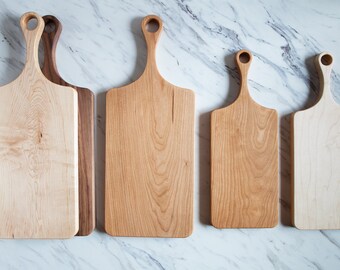 Planche à Découper En Bois D'érable Et Noyer – Fabrication Artisanale USA