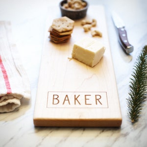 Personalized Gift - Cheese Board - Family Name Engraved - Custom Engraving Cutting Board - Laser Engraving, Personalized