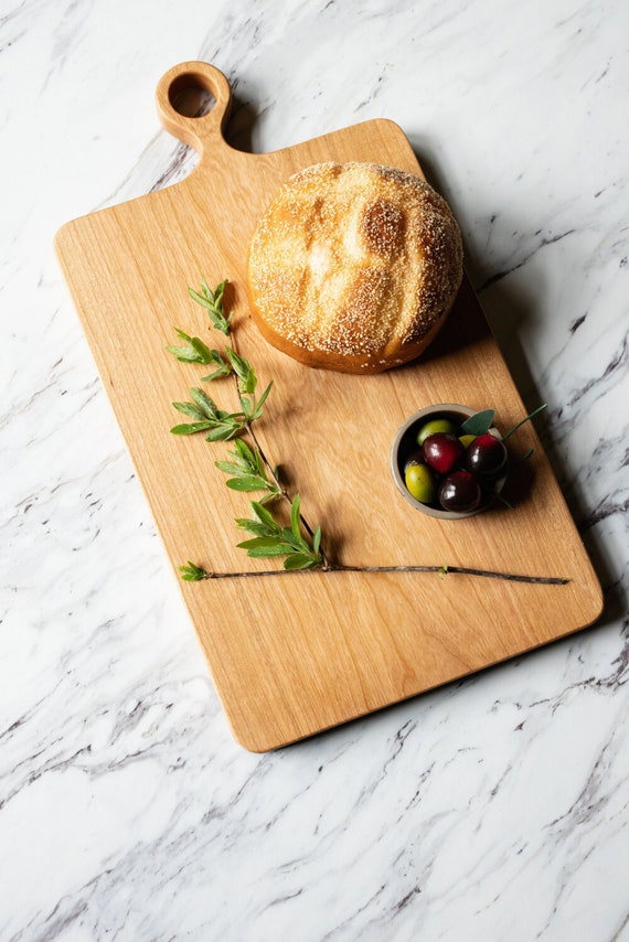 Oversized, Extra Large, Big, Cutting Board, Chopping Board,engagement Gift,  Hand Made,live Edge, Unique, Cherry Wood 