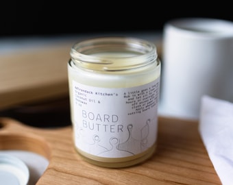 Organic Cutting Board Butter | Coconut Oil & Beeswax (6oz) – Non Toxic