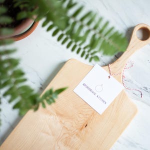 Solid Wood Cutting Board – Maple, Cherry, or Walnut | Non-Toxic, No Glue | Handmade Kitchen Gift | Food-Safe, Organic Finish