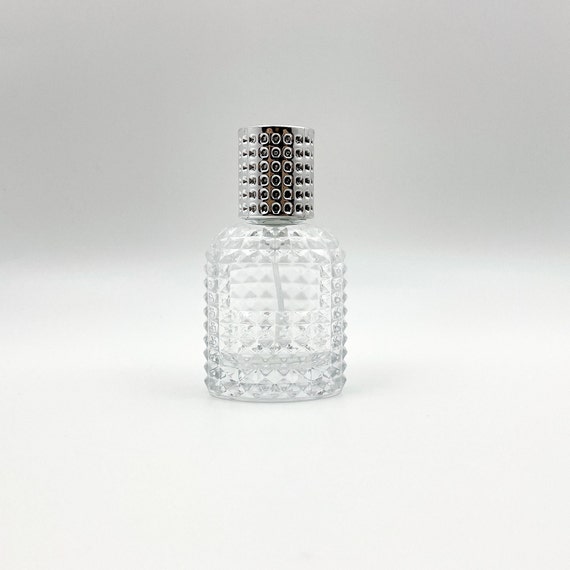 Black perfume glass bottle design element