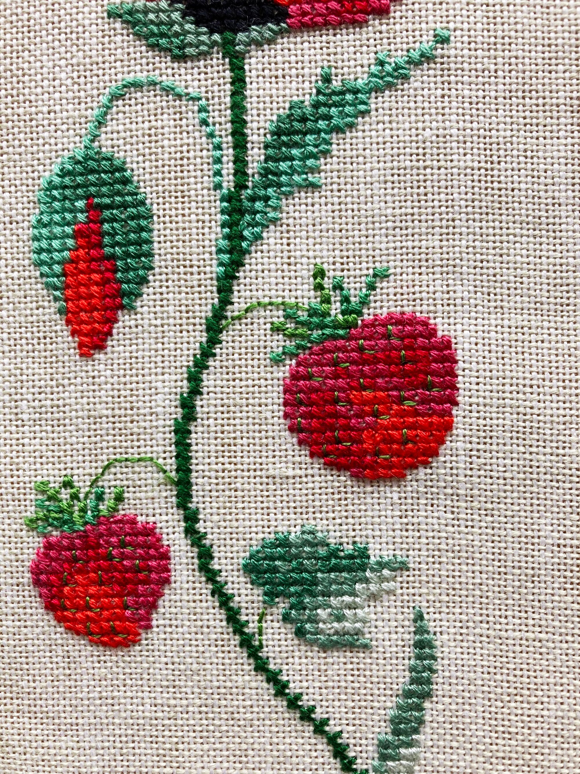 Hand Stitched Table Runner Cross Stitch Table Runner Modern - Etsy UK