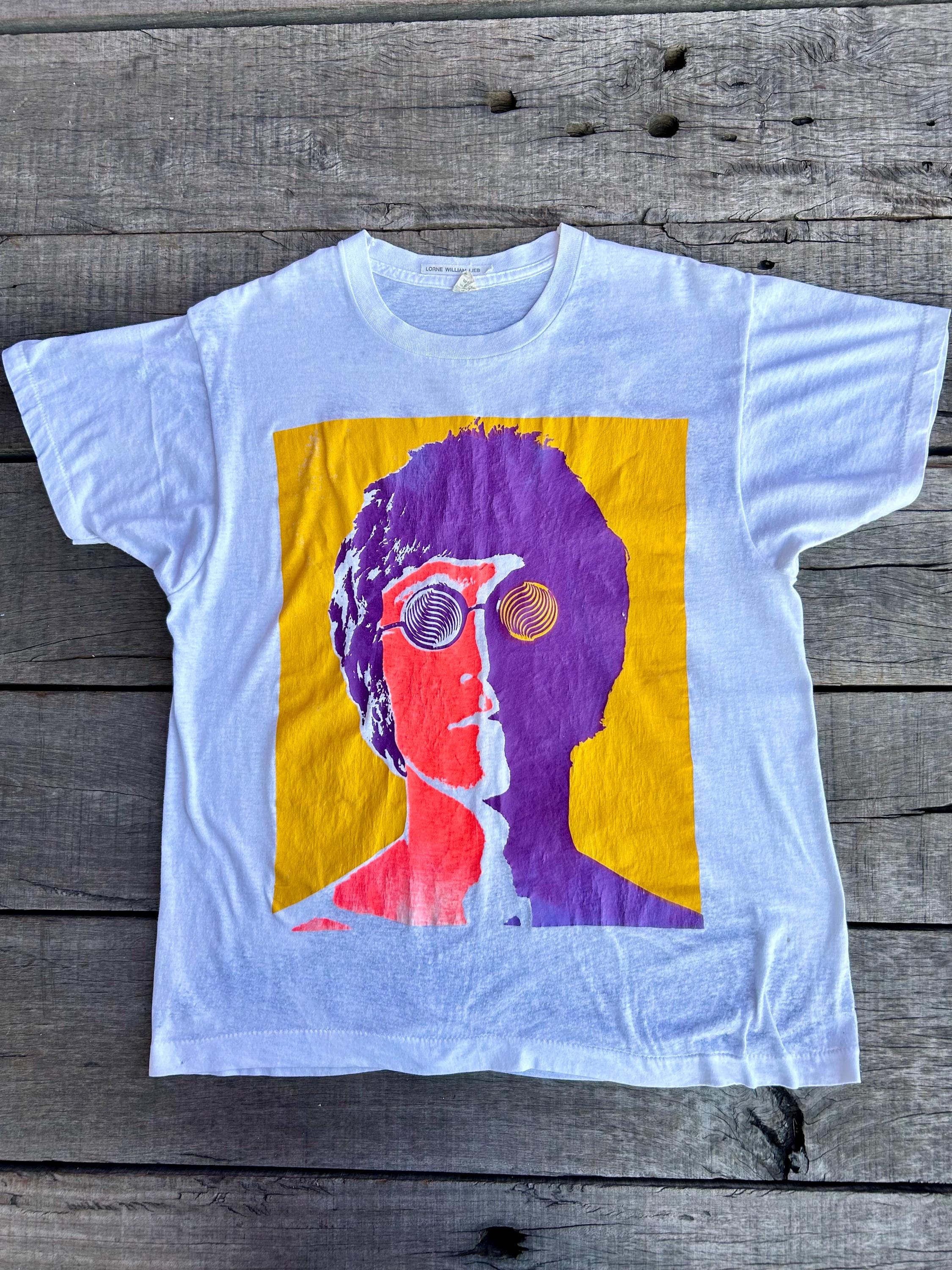 JOHN LENNON AVEDON Tシャツ 90s USA ヴィンテージ アートT フォトT
