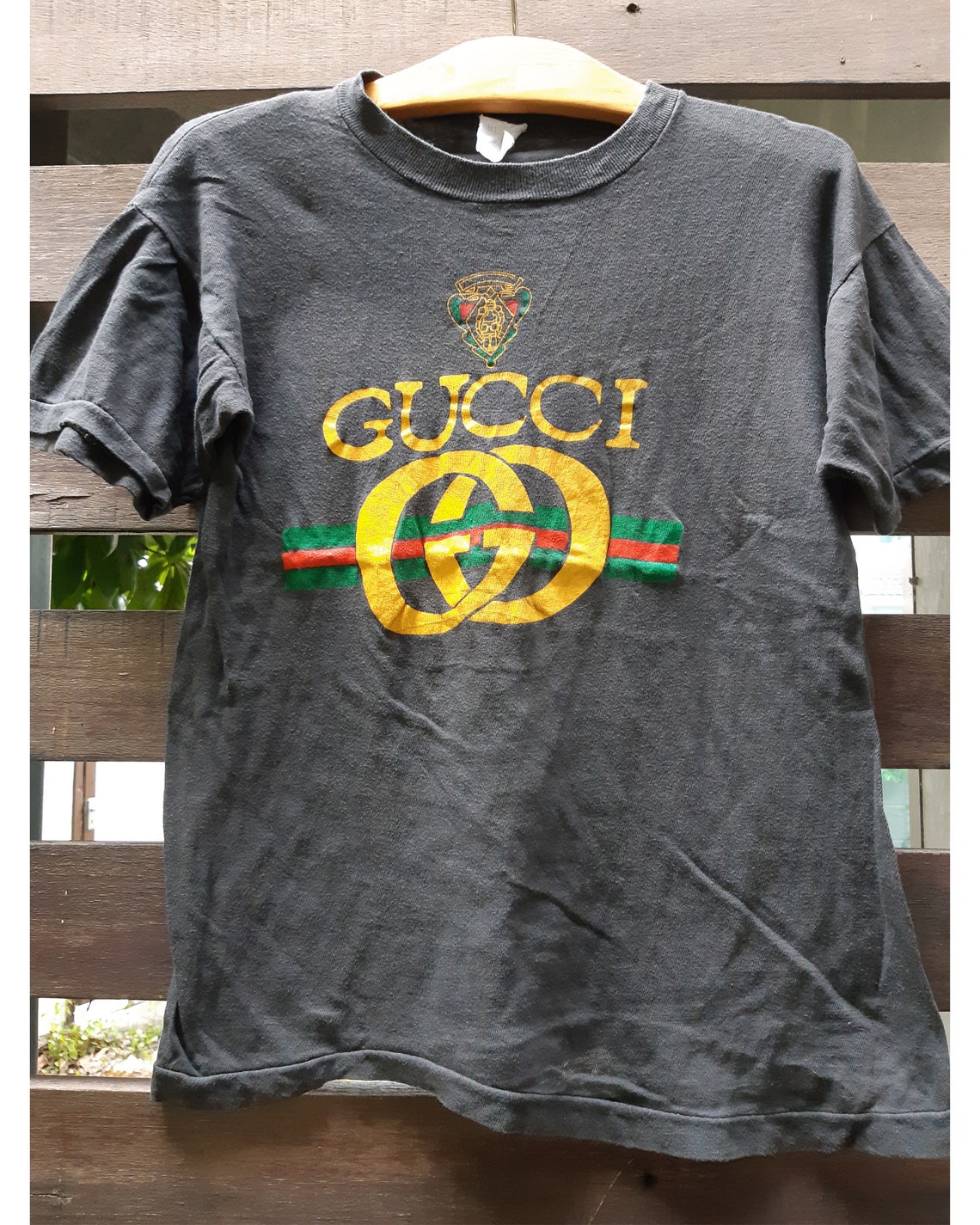 Vintage 80's90's GUCCI Bootleg TShirt Etsy