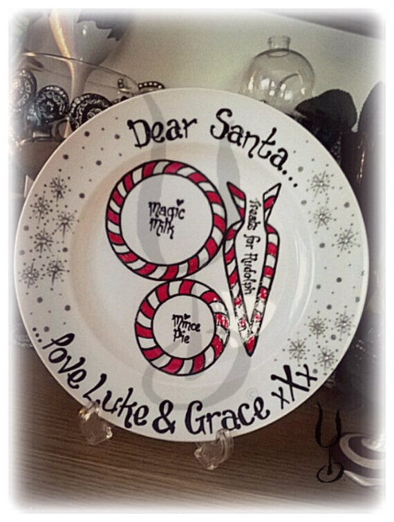 Download Free Christmas Eve Plate Handpainted Personalised Polycarbonate Etsy SVG DXF Cut File