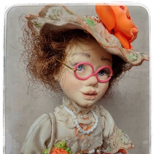 Handgemachte Tilda Puppe, Schlüsselanhänger Designer Puppe, Stoffpuppe, Textilpuppe, Stoffpuppe, Baby Tilda, Decor Art Doll, Interior Puppe