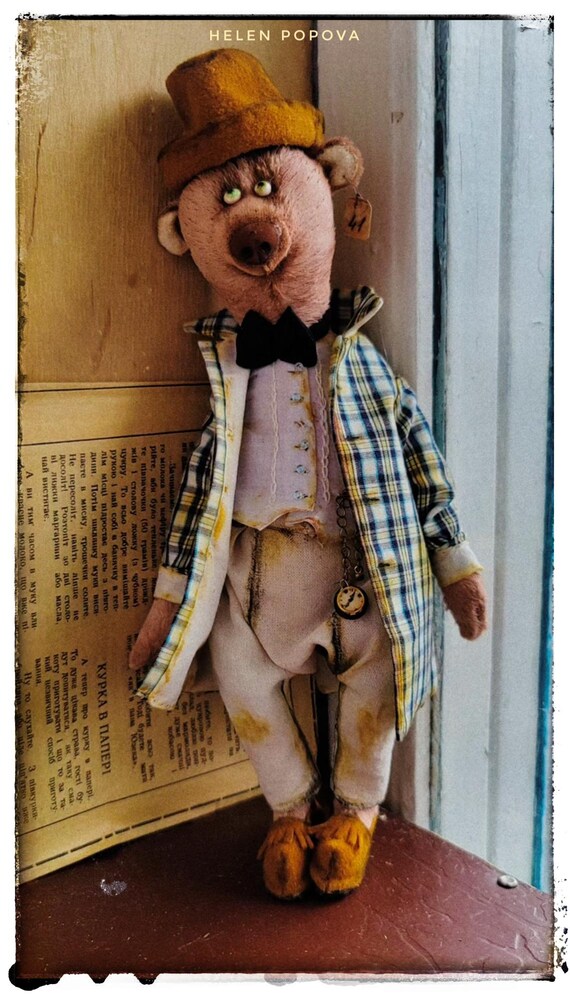 Ours En Peluche D'artiste OOAK – Style Ours Ancien – Vintage