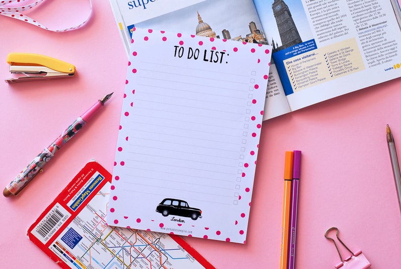 Stationery Set with Cute Notepads Daily To Do List Notepad Etsy