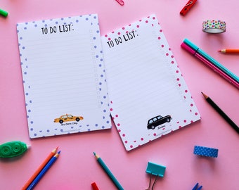 Stationery Set with Cute Notepads | Daily To Do List Notepad | Funny Notepad | A5 Notepad