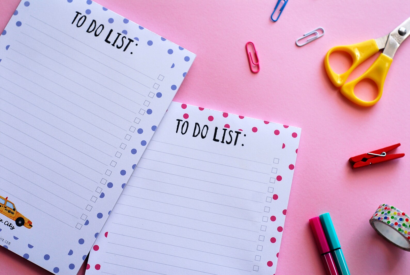 Stationery Set with Cute Notepads Daily To Do List Notepad Etsy