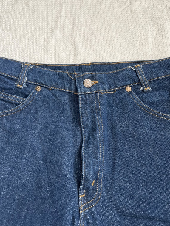 Vintage 70s Gap Pioneer Denim Jeans Straight Leg … - image 8