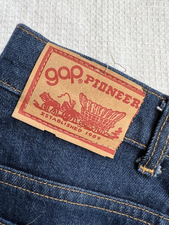 Vintage 70s Gap Pioneer Denim Jeans Straight Leg … - image 2