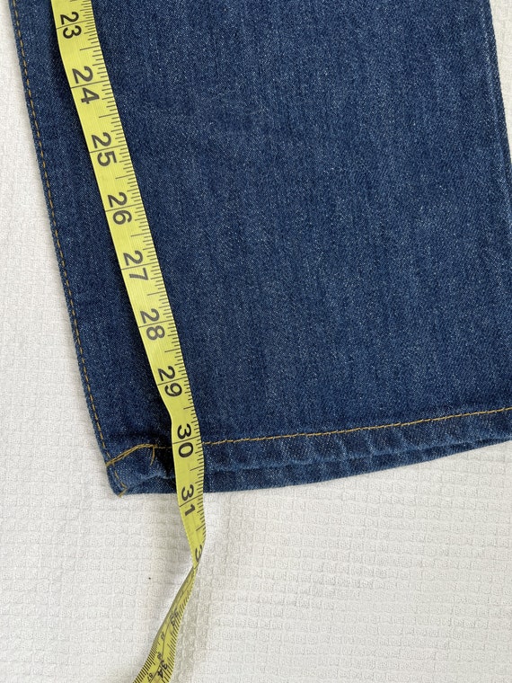 Vintage 70s Gap Pioneer Denim Jeans Straight Leg … - image 7