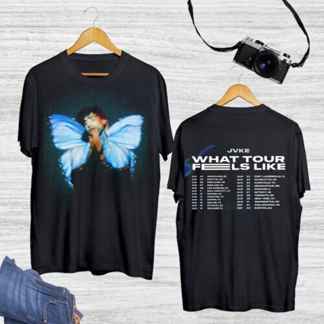 JVKE 2023 Tour Shirt JVKE What Tour Feels Like 2023 Tour Etsy Singapore