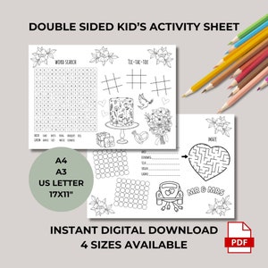 Wedding Kid&#39;s Activity Colouring Sheet | Games and Puzzles