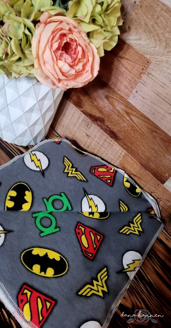 superhero receiving blankets