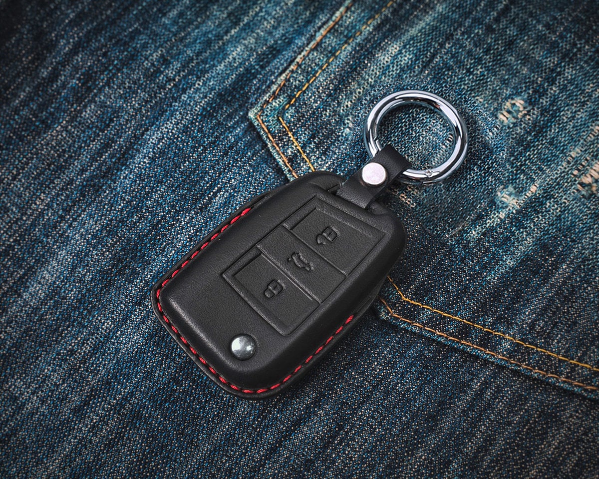 Vw Leather Key Cover 