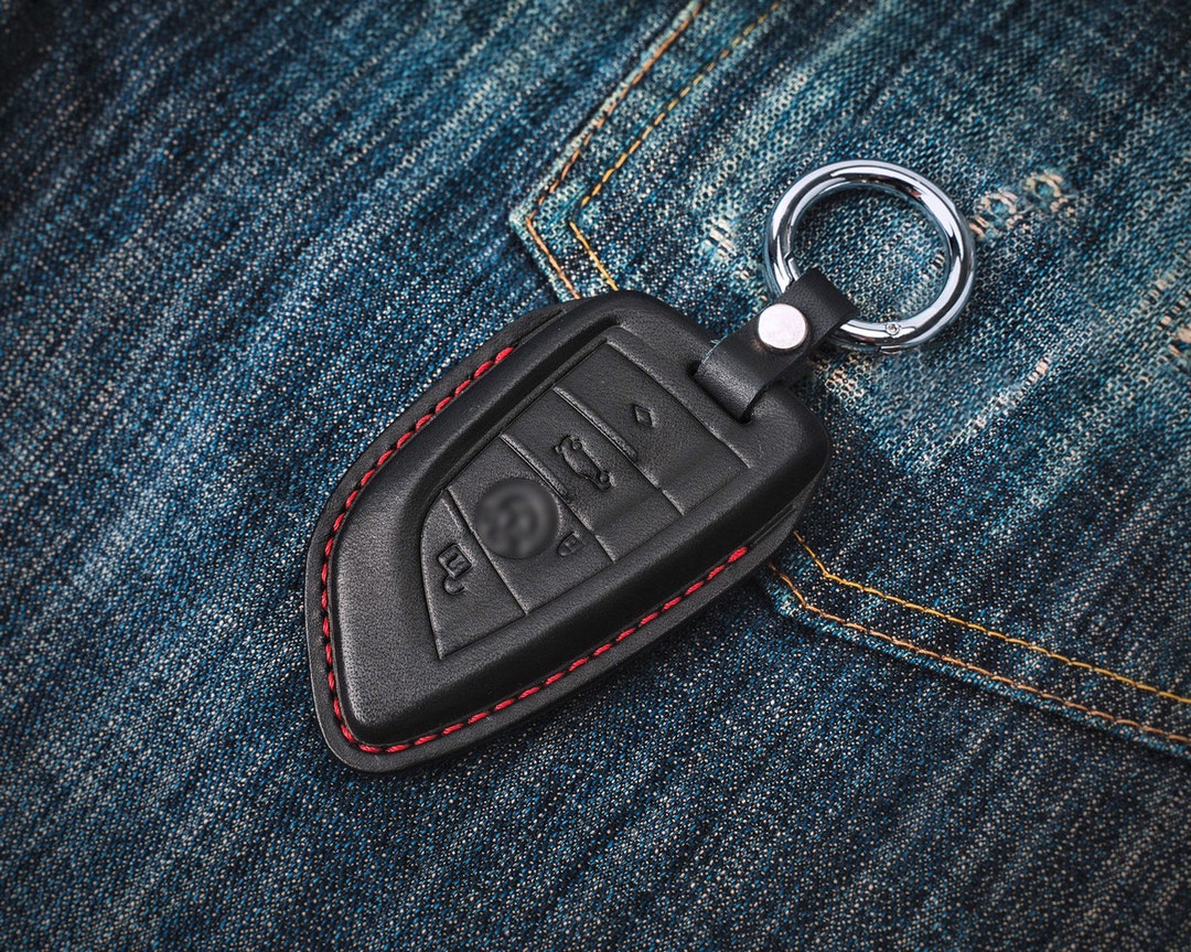 BMW Covered Leather Key Fob Case G20 G21 G80 Touring 330i M2 M3 M4 M5 ...