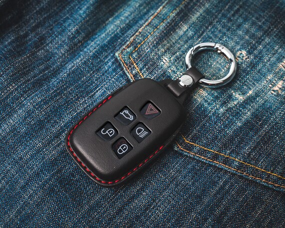 Jaguar Covered Leather Key Fob Case Jaguar F type F pace E pace XF XE Leather Handmade. Etsy Canada
