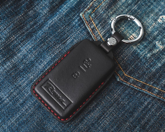 Citroen Covered Leather Key Fob Case Citroen Berlingo C4 Picasso C5  Aircross Grand C4 Spacetourer DS 5 Leather Handmade. 