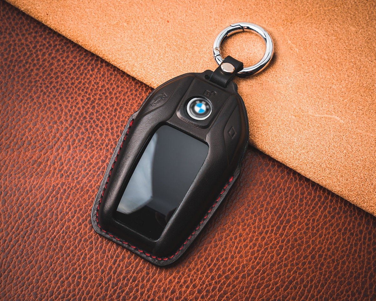 Blue / Leather Key Cover For BMW Fob Case Smart Remote 2 3 4 Button Car TPU  TL60