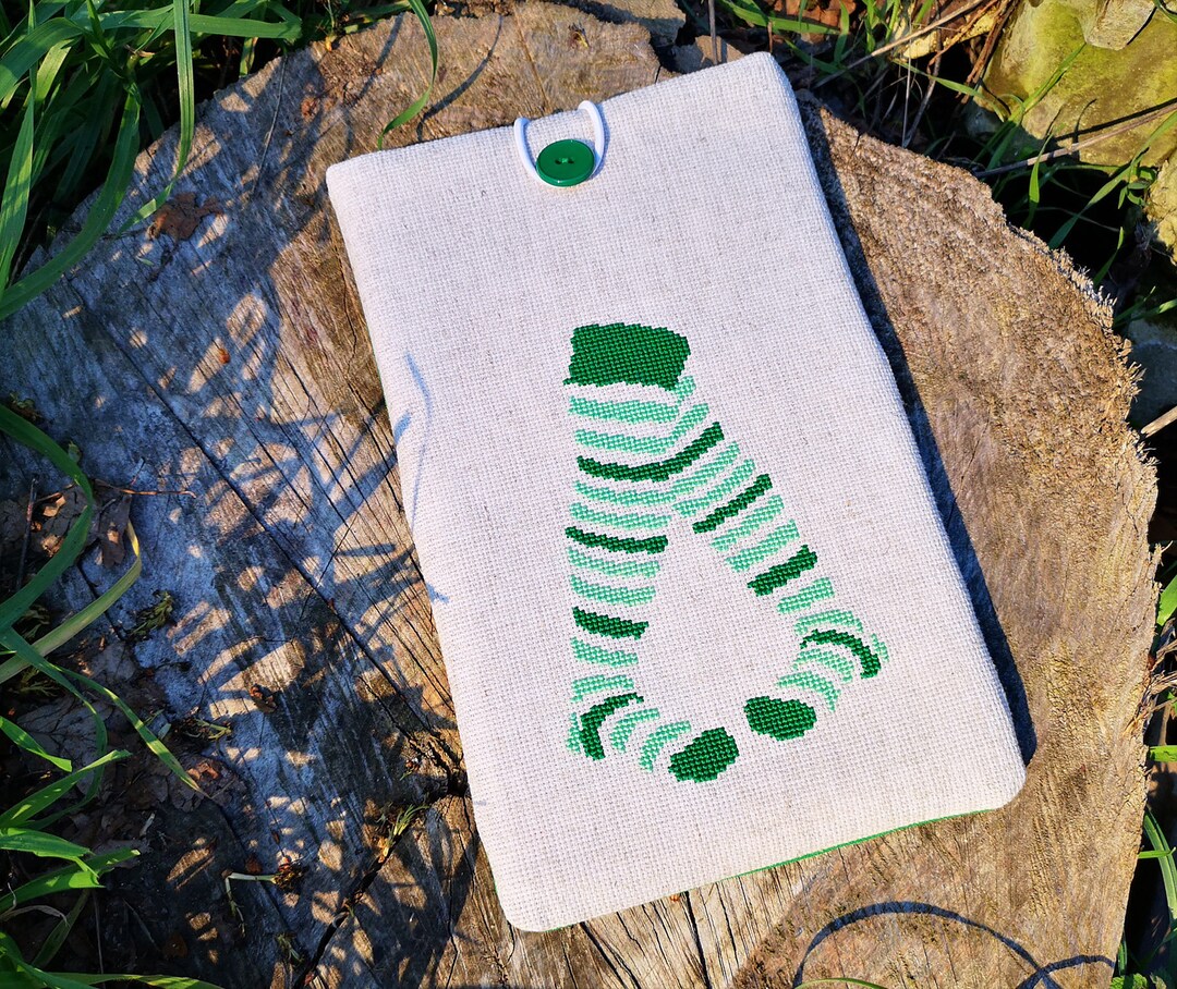 Personalized Tablet Sleeve, Handmade Embroidered Linen Case - Etsy