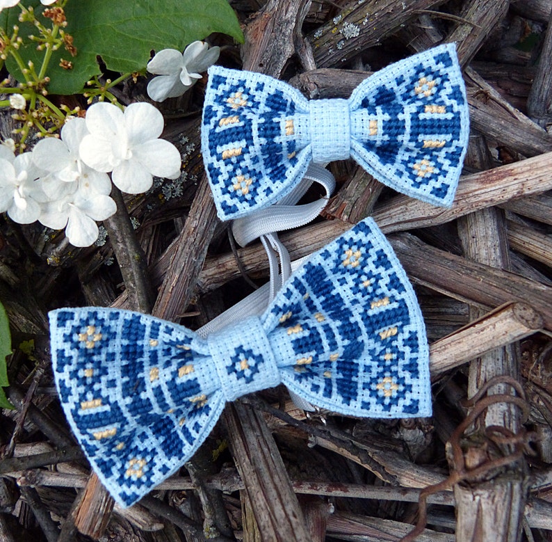 ukrainian embroidered ties