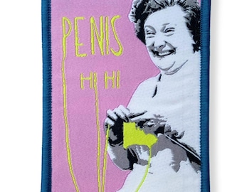 Patches lustige Oma, außergewöhnliche Aufnäher zum Aufbügeln, Accessoires für Kutten Jeansjacken, beste Oma, urban Style Look