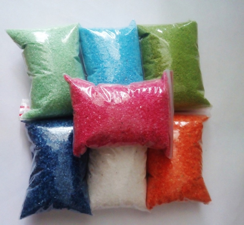 Colored SandWedding sand for sand ceremony 24 colorsWedding Etsy
