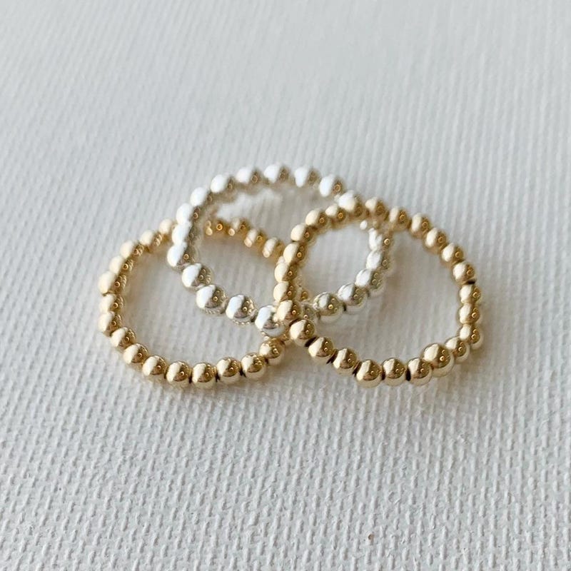 Beaded Rings - Etsy