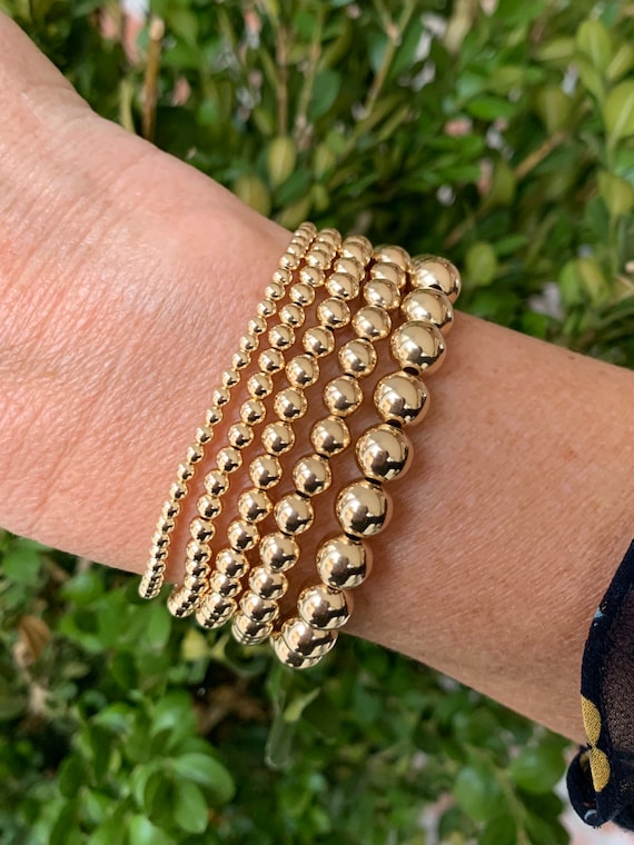 Gold Filled Beaded Bracelet Gold Filled Beaded Bracelet