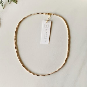 2mm Bead Necklace Dainty 14K Gold Filled Beaded Choker .925 Sterling Silver Bead Necklace Gold Ball Necklace Gift Idea for Her