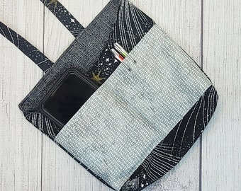 Shooting Stars Car Caddy or Car-Bage Bag, Pretty ReUsable Trash Bag and Organizer in One, Options Available