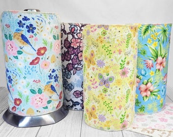 Spring Floral Collection UnPaper Towels ReUsable Washable Sustainable Paperless Zero Waste With Butterflies