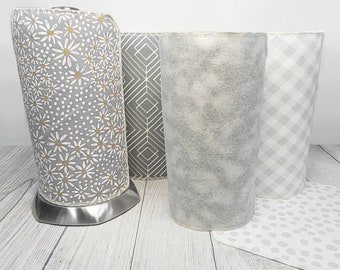 The Grays Collection UnPaper Towels- Set of 12 Paperless Towels, ReUsable Cloth Towel, Washable, Eco Friendly, Sustainable, Zero Waste