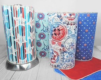 Patriotic Collection UnPaper Towels ReUsable Washable Sustainable