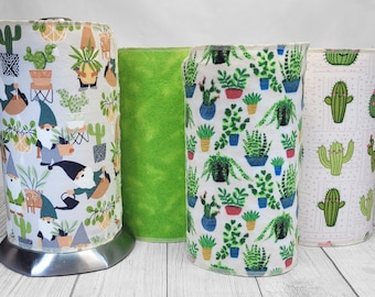 Succulents Collection UnPaper Towels- Set of 12 Paperless Towels, ReUsable Cloth Towel, Washable, Eco Friendly, Sustainable, Zero Waste