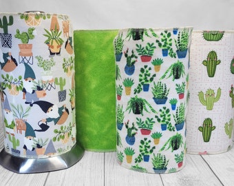 Succulents Collection UnPaper Towels- Set of 12 Paperless Towels, ReUsable Cloth Towel, Washable, Eco Friendly, Sustainable, Zero Waste