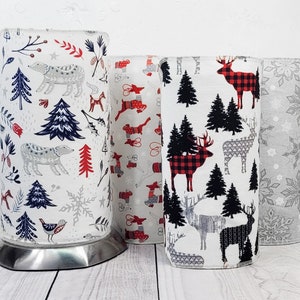 Reindeer And Polar Bears UnPaper  Paper Towels ReUsable Washable Sustainable