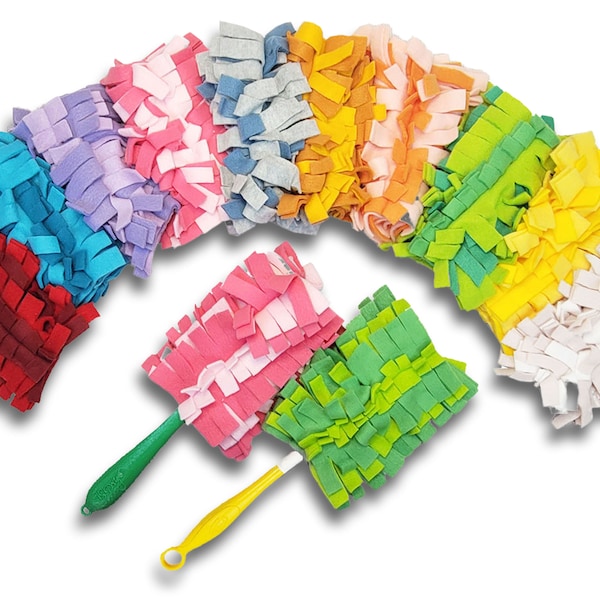 Plumero reutilizable estilo Swiffer: lavable, sustentable, cero desperdicio y ecológico con 8 capas, fabricado en EE. UU., ¡asas en stock!