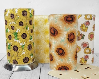 Sunflower Collection UnPaper Towels- Set of 12 Paperless Towels, ReUsable Cloth Towel, Washable, Eco Friendly, Sustainable, Zero Waste