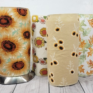 Autumn Sunflowers Collection UnPaper  Paper Towels ReUsable Washable Sustainable